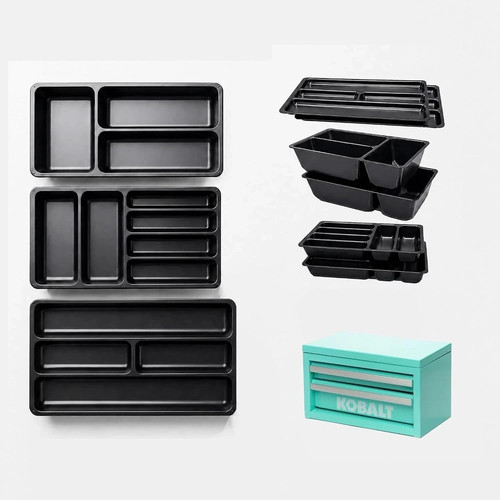 Piece tool box organizer - box,